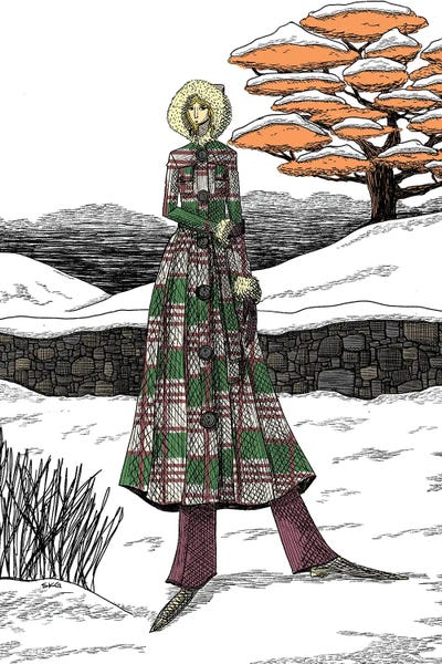 The Snow Reveals Old Buried Wanderings