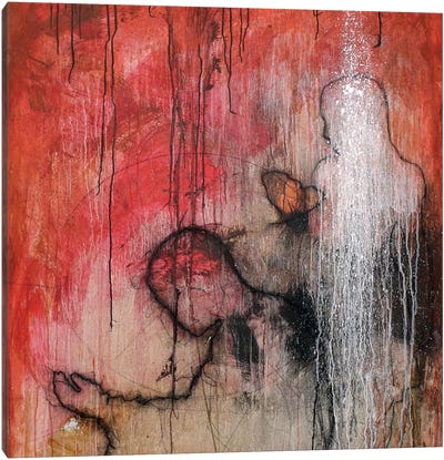 Meditation in Red Canvas Art Print - Sergio Gomez
