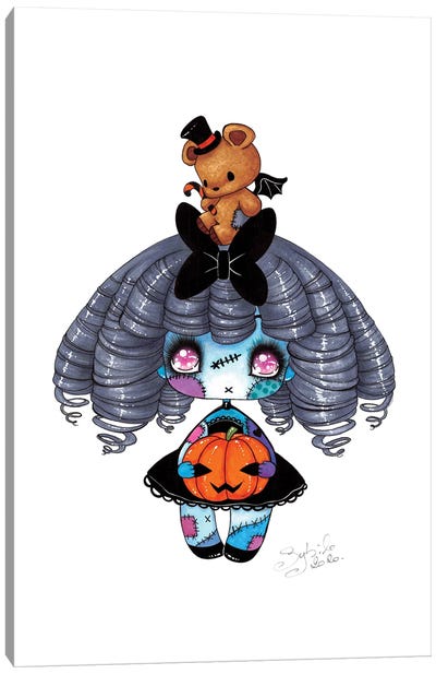 Halloween Doll Canvas Art Print - Stéphanie Bouw