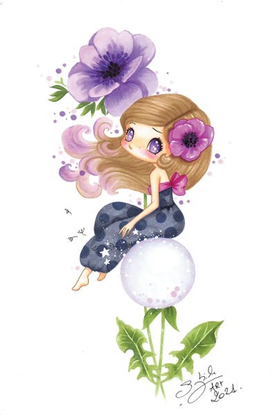 Katherine by Stéphanie Bouw art print