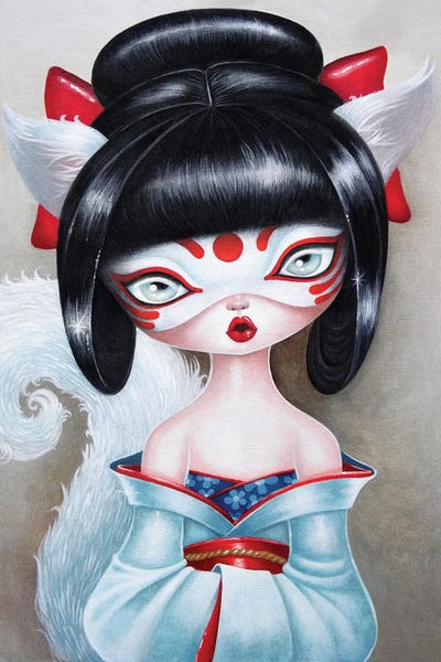 Kitsune by Stéphanie Bouw art print
