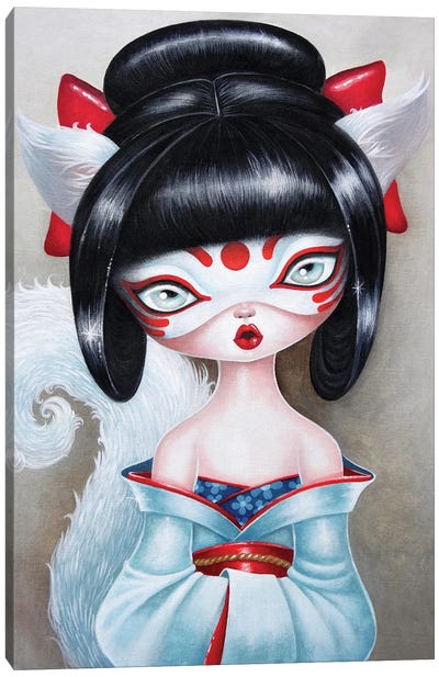 Kitsune Canvas Art Print - Stéphanie Bouw