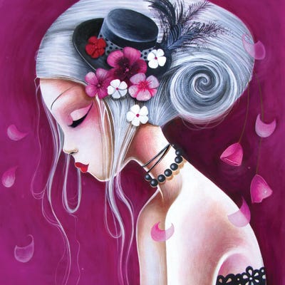 Le Chapeau Fleuri by Stéphanie Bouw canvas print