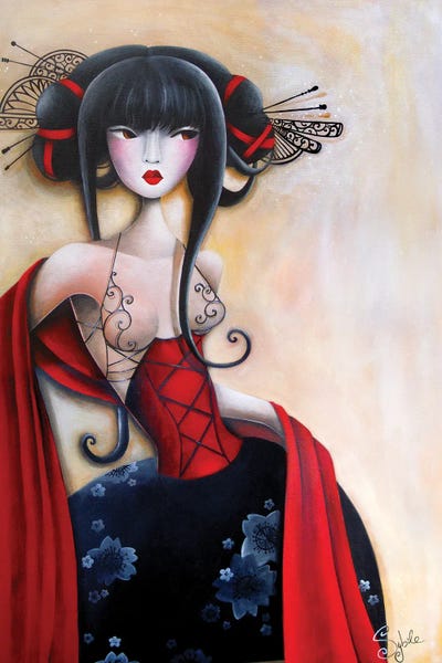 Les Peignes Noirs by Stéphanie Bouw art print