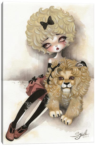 Lion Canvas Art Print - Leo Art