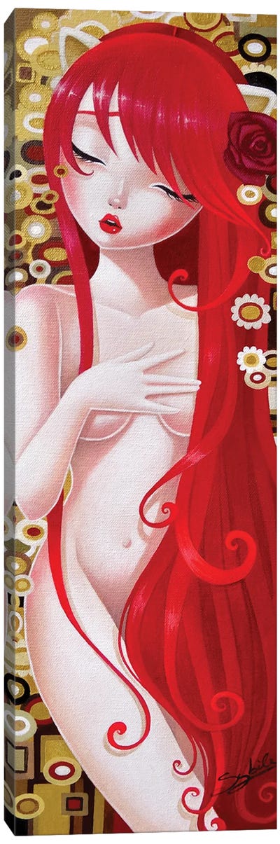Lucy Canvas Art Print - All Things Klimt