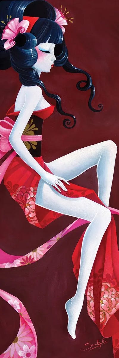 Mei by Stéphanie Bouw multi panel art