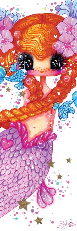 Mermaid Julie by Stéphanie Bouw wall art