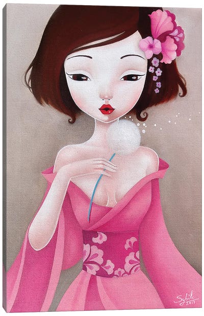 Minako Canvas Art Print - Dandelion Art