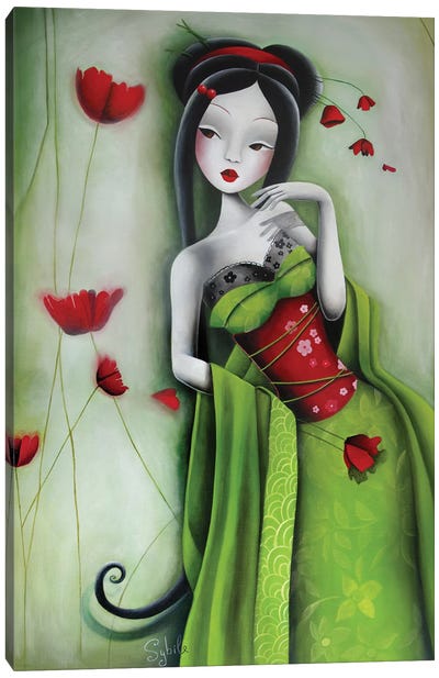 Miss Poppy Canvas Art Print - Stéphanie Bouw