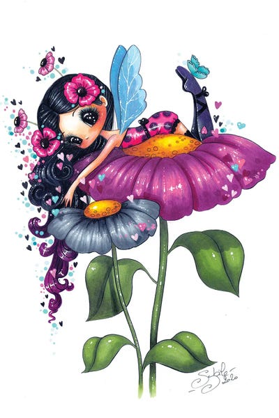 Myrell by Stéphanie Bouw art print