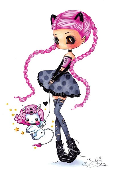 Nicole by Stéphanie Bouw art print