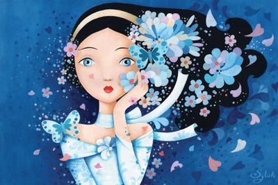 Nuit Bleu by Stéphanie Bouw art print