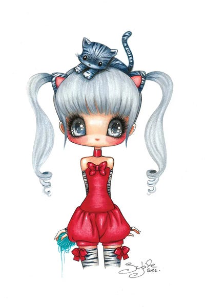 Pelote by Stéphanie Bouw art print