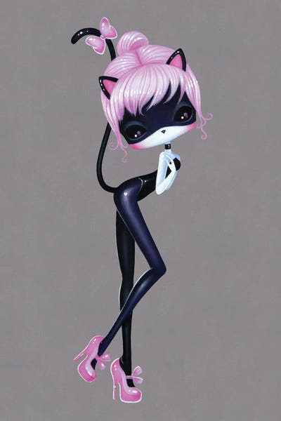 Stéphanie Bouw: Pink Cat by Stéphanie Bouw