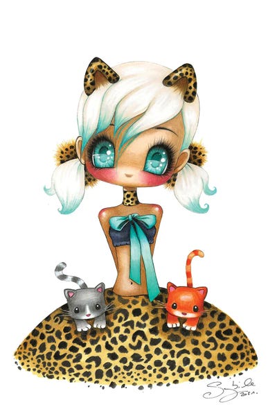 Pompoms by Stéphanie Bouw art print