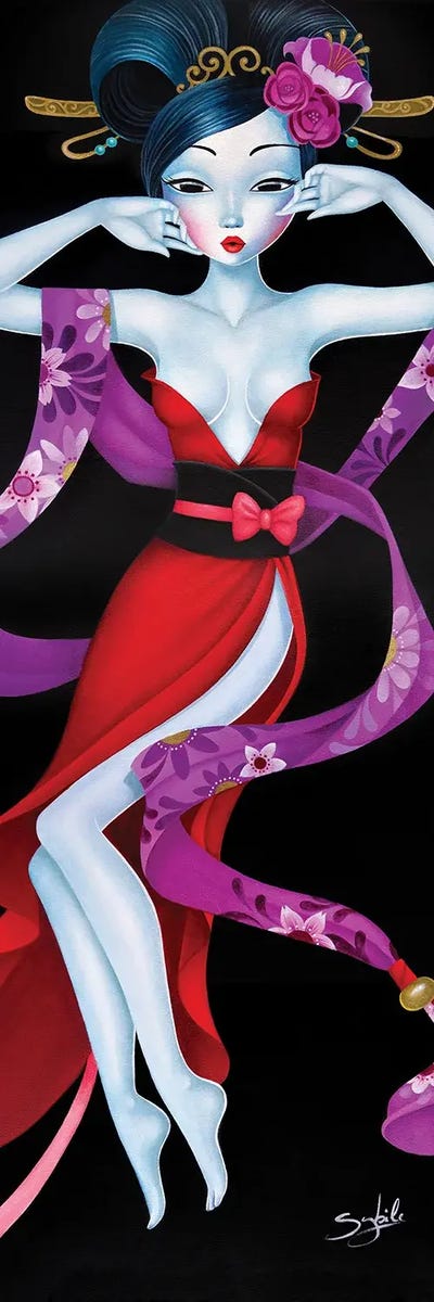 Ayano by Stéphanie Bouw canvas print