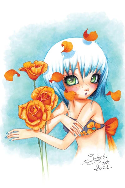 Sharon by Stéphanie Bouw art print