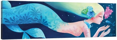Siren Canvas Art Print - Mermaid Art