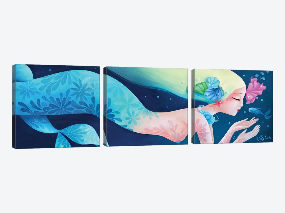 Siren by Stéphanie Bouw 3-piece Canvas Artwork