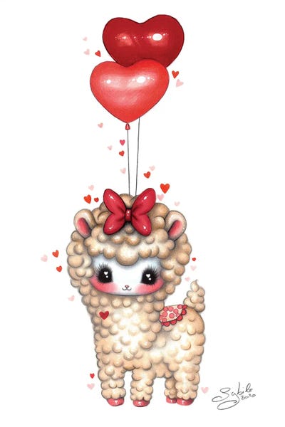 Stéphanie Bouw: Baby Lama by Stéphanie Bouw