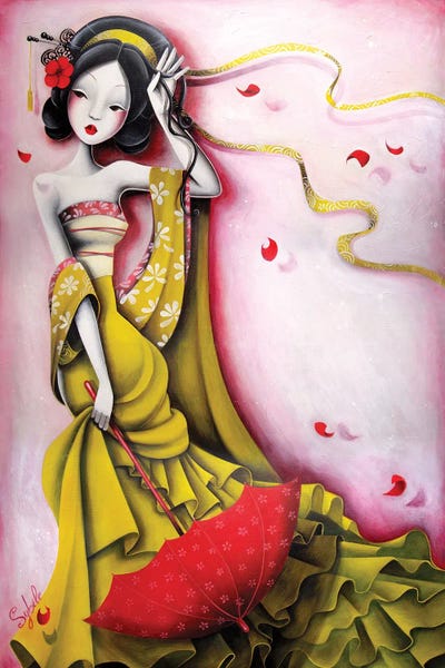 The Flowery Winds by Stéphanie Bouw canvas print