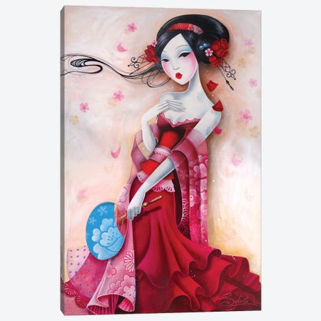 Uchiwa Canvas Print #SHB235} by Stéphanie Bouw Canvas Wall Art