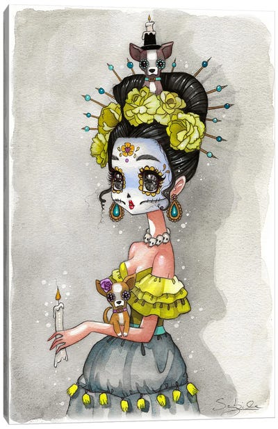 Dia De Los Muertos Canvas Art Print - Stéphanie Bouw