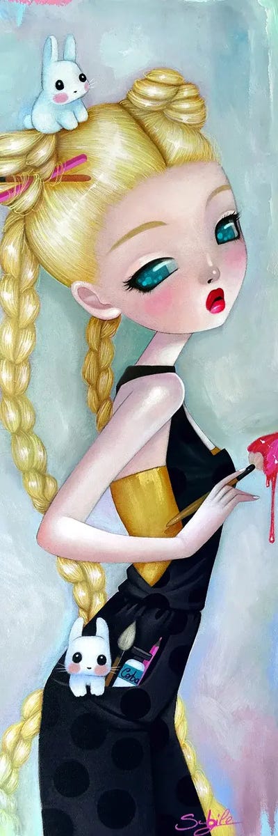 Nami by Stéphanie Bouw multi panel art