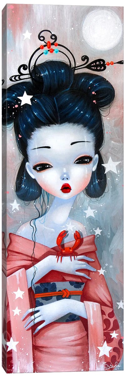 Kimono Girl Cancer Canvas Art Print - Stéphanie Bouw