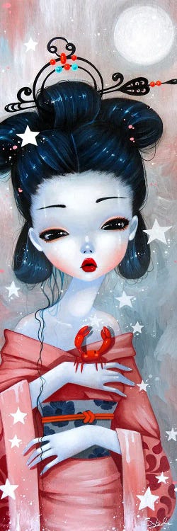 Kimono Girl Cancer by Stéphanie Bouw wall art