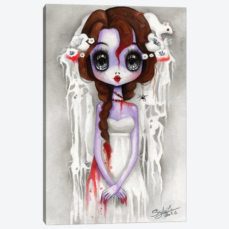 Bloody Bride Canvas Print #SHB32} by Stéphanie Bouw Canvas Print