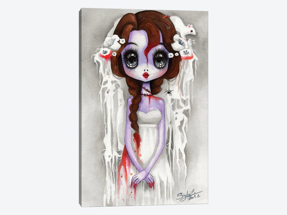 Bloody Bride by Stéphanie Bouw 1-piece Canvas Art Print