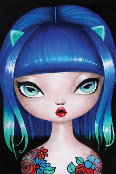 Stéphanie Bouw: Blue Cat by Stéphanie Bouw