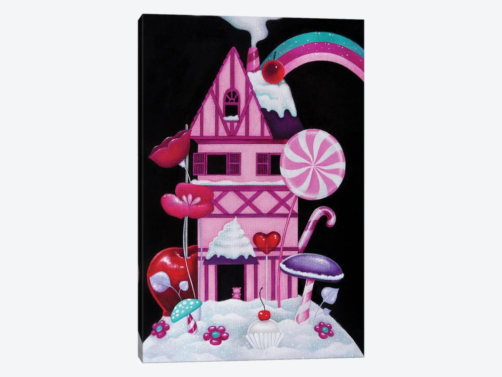 Candy House by Stéphanie Bouw 1-piece Canvas Print