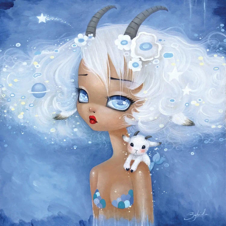 Capricorn by Stéphanie Bouw wall art