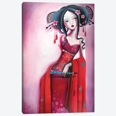 Cherry Blossom Canvas Print #SHB53} by Stéphanie Bouw Canvas Art Print
