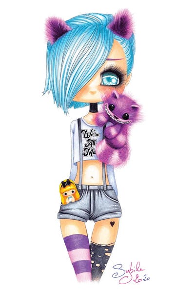 Fictional Characters: Cheshire Girl by Stéphanie Bouw