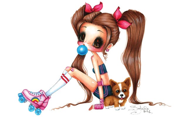 Rollerblading & Roller Skating: Corgi by Stéphanie Bouw