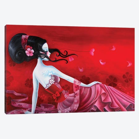 Enchanted Breeze Canvas Print #SHB83} by Stéphanie Bouw Canvas Wall Art