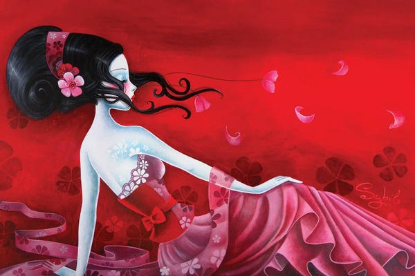 Pop Surrealism & Lowbrow: Enchanted Breeze by Stéphanie Bouw