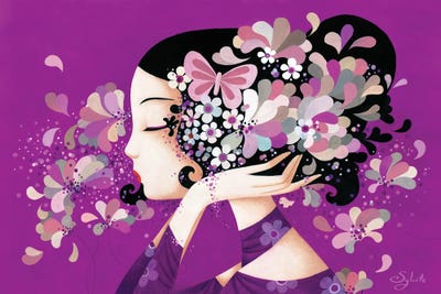 Floralie by Stéphanie Bouw canvas print