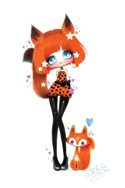 Fox by Stéphanie Bouw art print