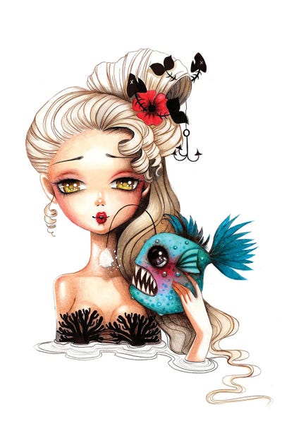 Mermaids: Angler Fish by Stéphanie Bouw