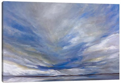 South Bay Storm Canvas Art Print - Sheila Finch