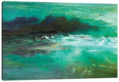 Dusk on The Coast  Canvas Art Print - Sheila Finch