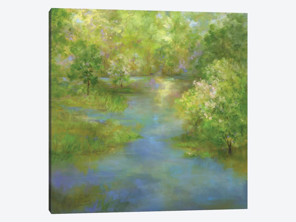 Spring Lake Reflections by Sheila Finch 1-piece Canvas Wall Art