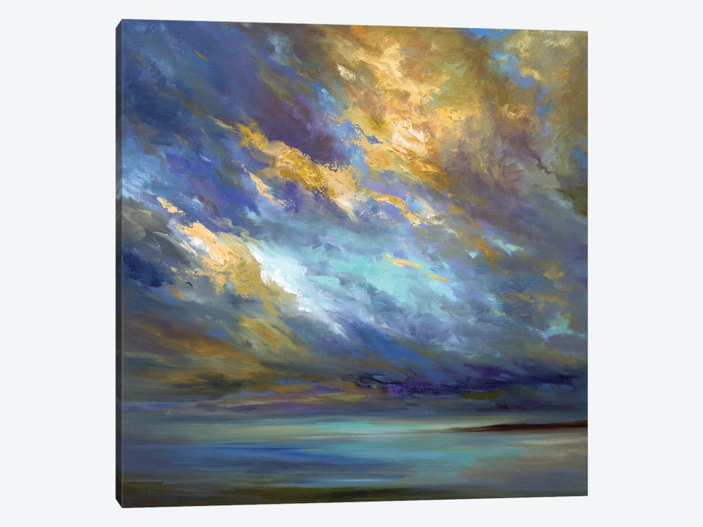 Coastal Clouds  by Sheila Finch 1-piece Canvas Art