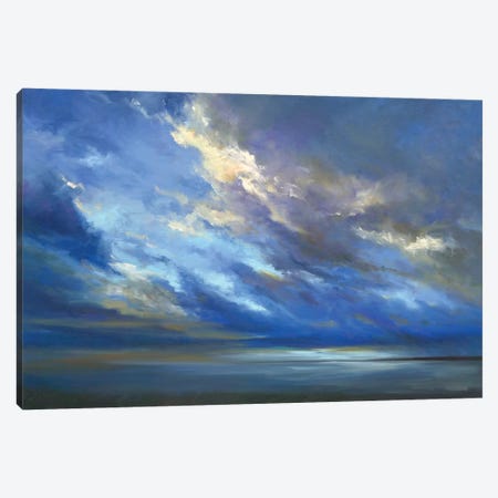 Coastal Sky II Canvas Print #SHE37} by Sheila Finch Art Print