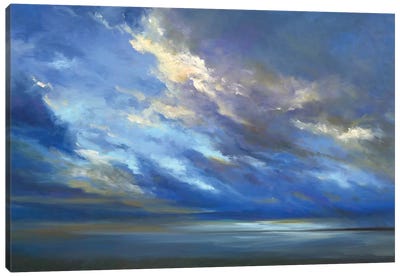 Coastal Sky II Canvas Art Print - Abstract Landscapes Art